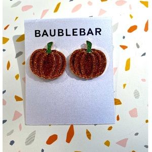 NWT BaubleBar Pumpkin Earrings